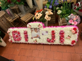 Floral letter board